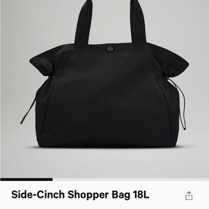 Lululemon Side Cinch Shopper Bag